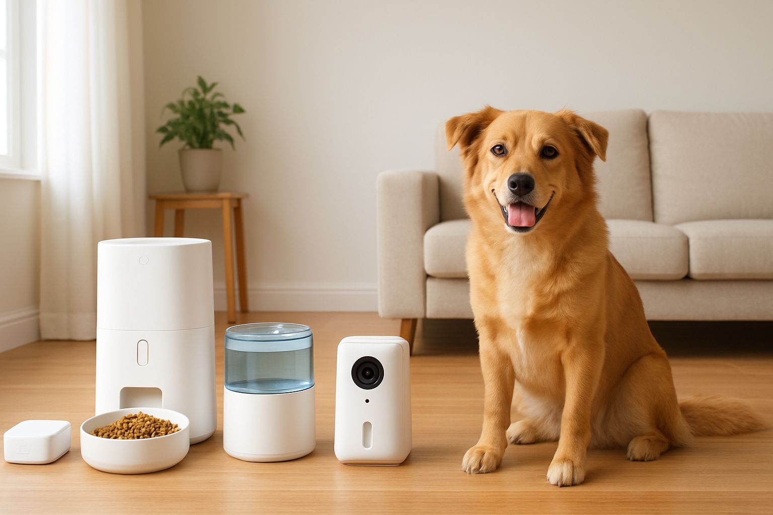 smart devices for pets — pet tech product photo