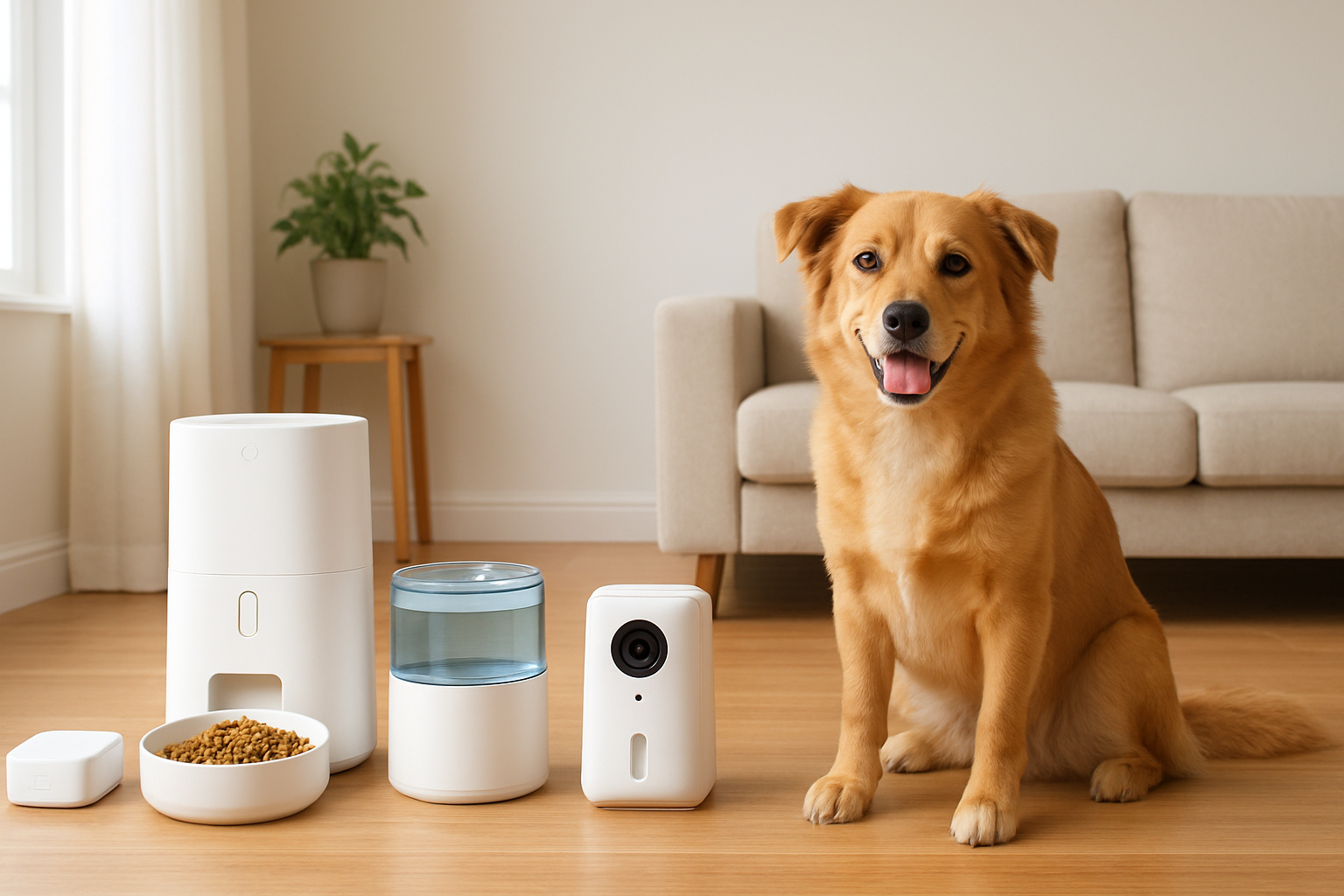 smart devices for pets — pet tech product photo