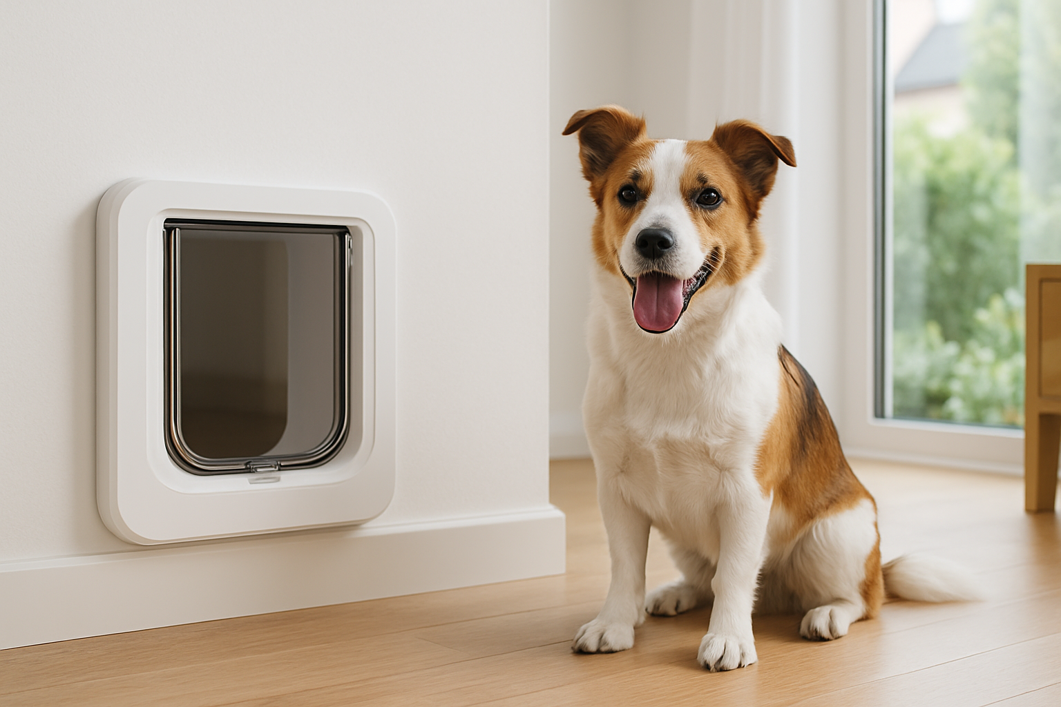 microchip smart pet doors — pet tech product photo
