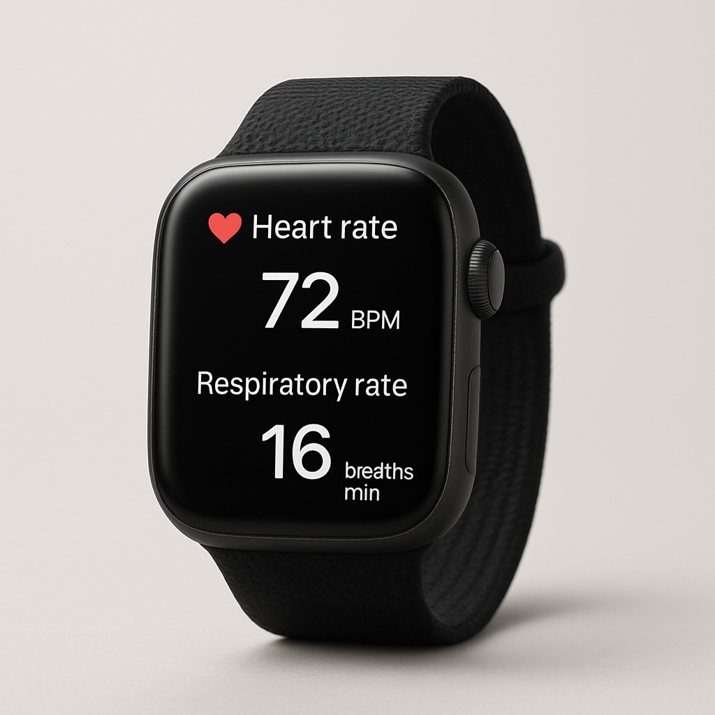 Heart and respiratory rate — pet tech product photo