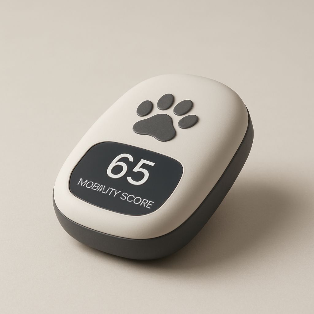 Monitors for senior pets — pet tech product photo
