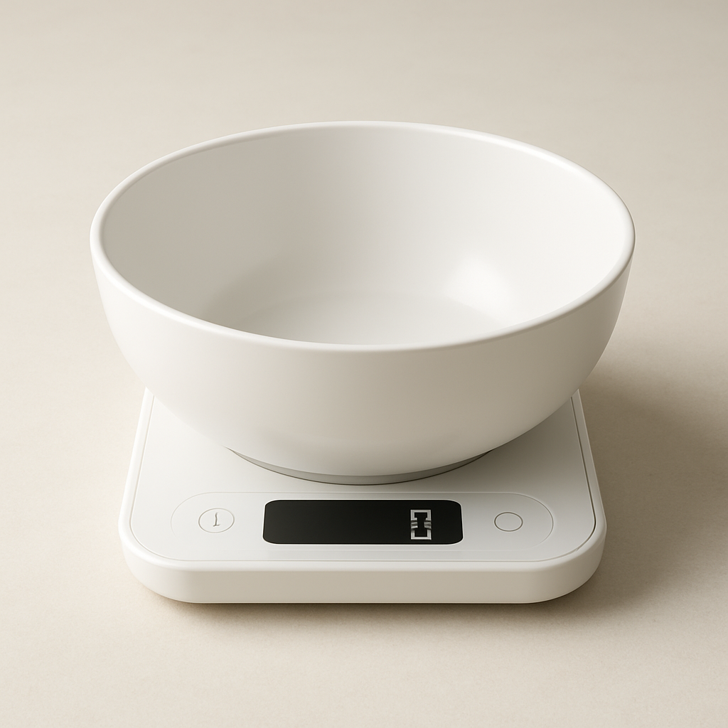 Weight and calorie tools — pet tech product photo