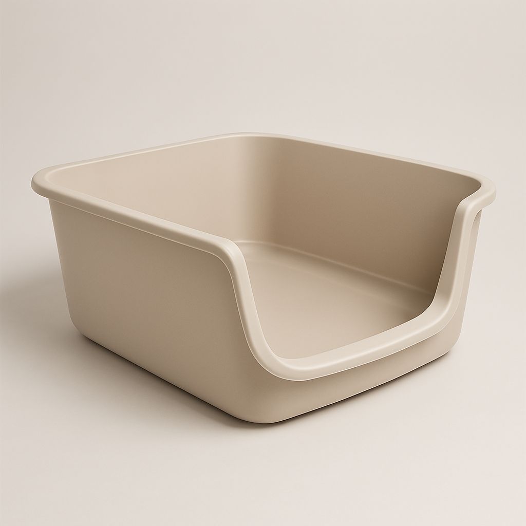 Boxes sized for large cats — pet tech product photo