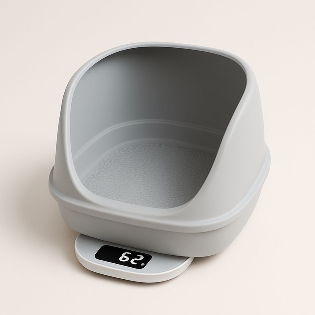 Weight and health tracking — pet tech product photo
