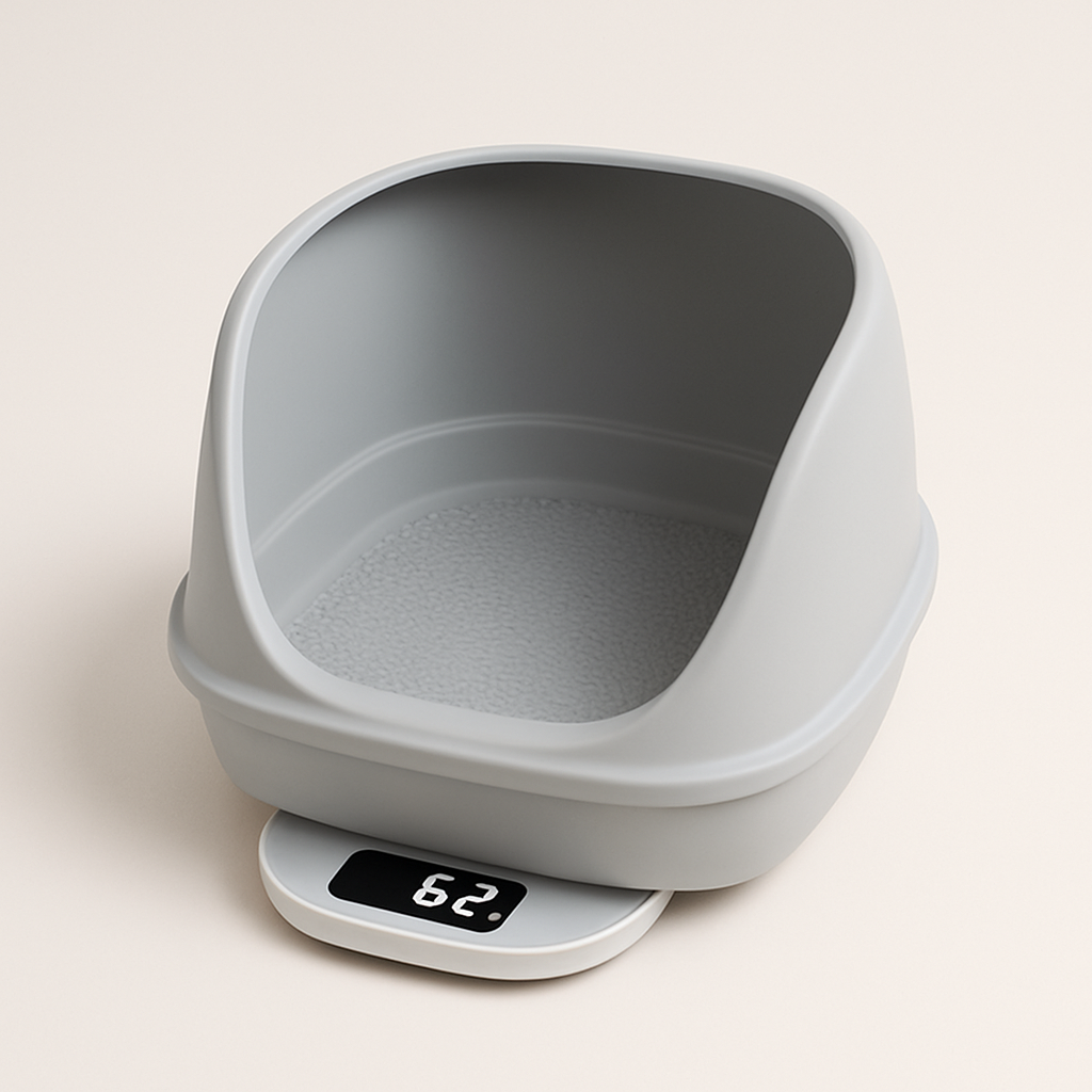 Weight and health tracking — pet tech product photo