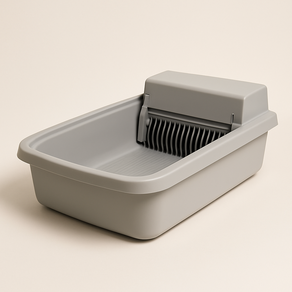 Rake-style boxes — pet tech product photo