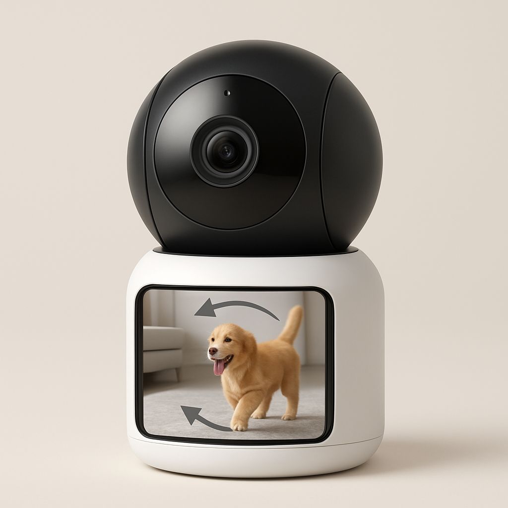 360 degree pan-tilt cameras — pet tech product photo