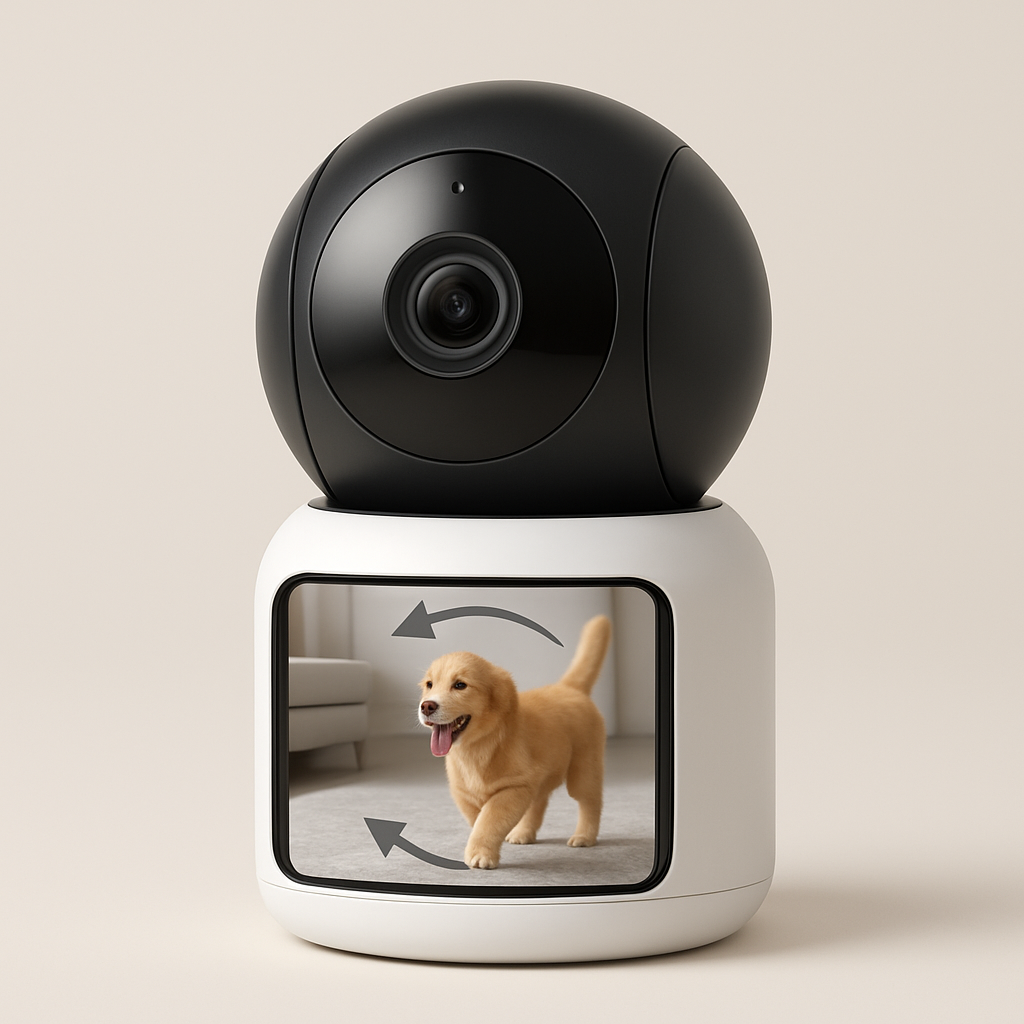 360 degree pan-tilt cameras — pet tech product photo