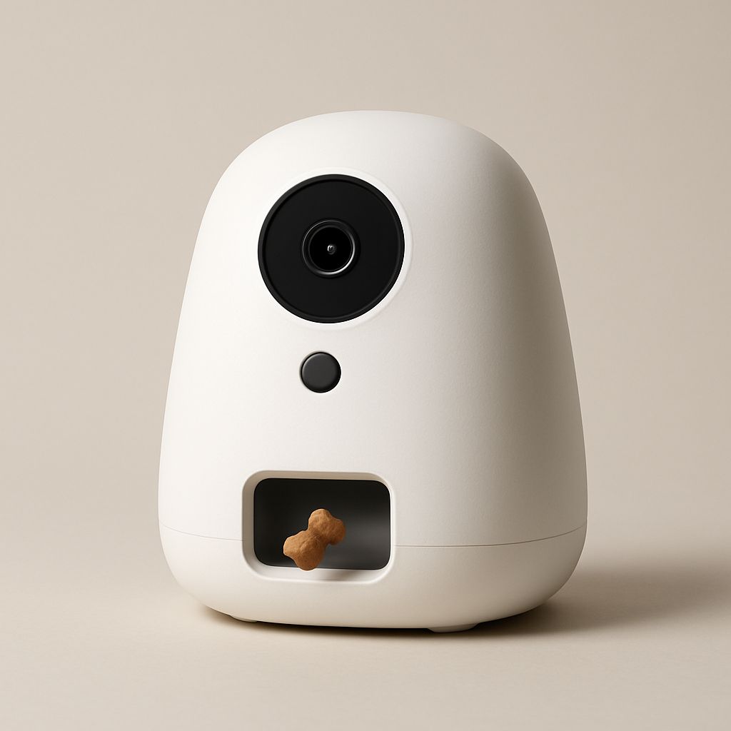 Remote treat dispensers — pet tech product photo