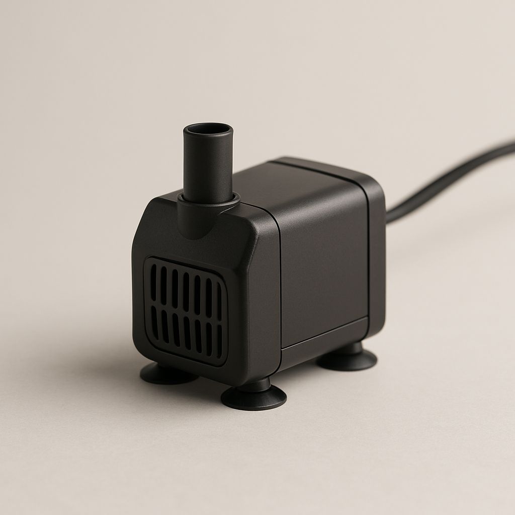Ultra-quiet pump models — pet tech product photo