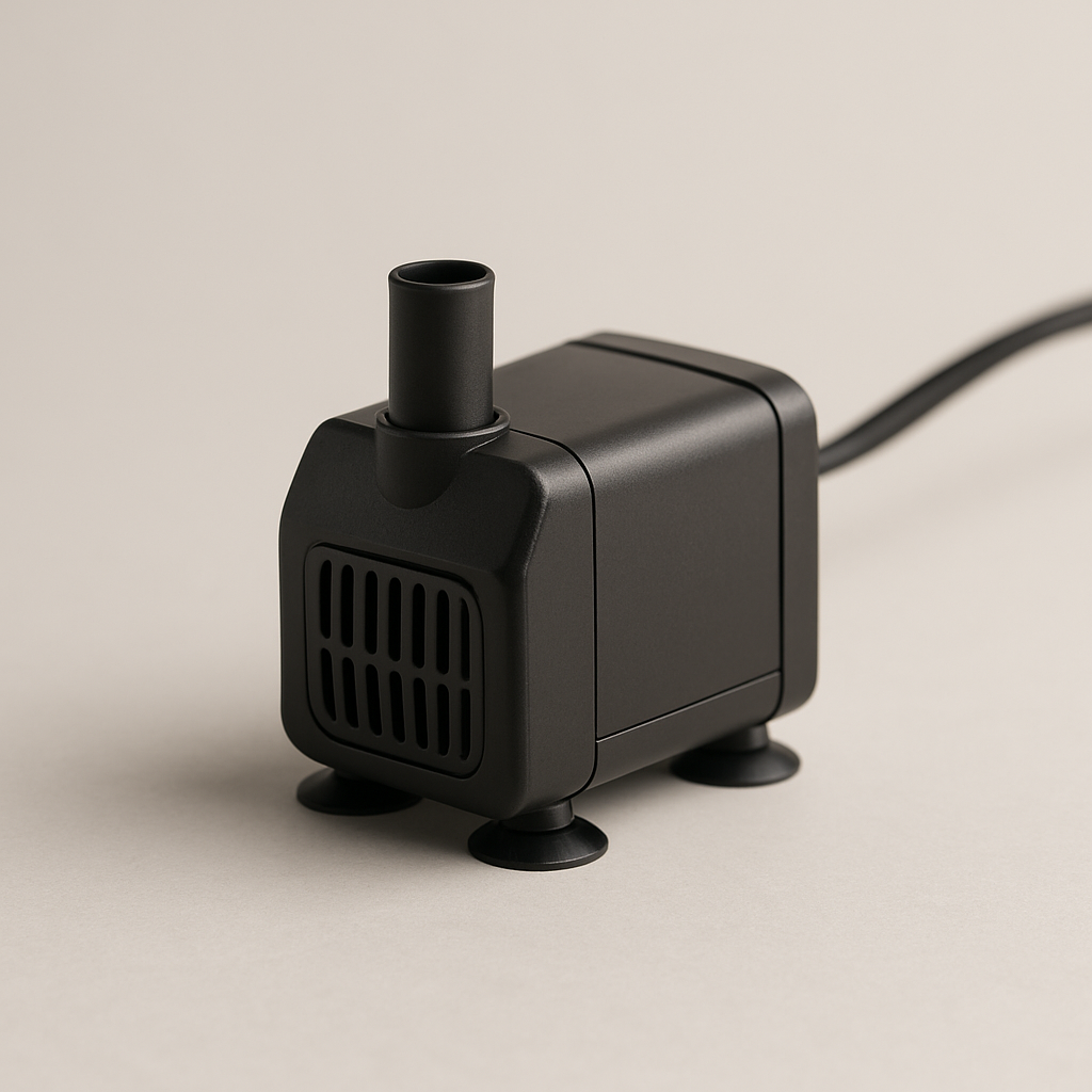 Ultra-quiet pump models — pet tech product photo
